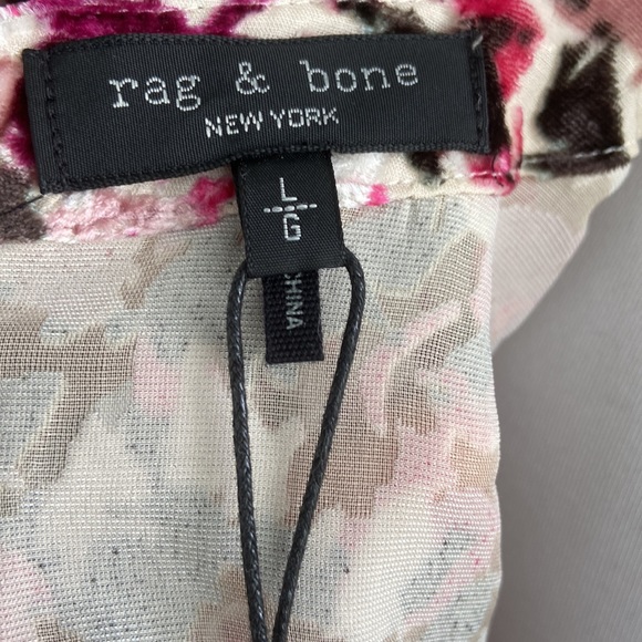 Rag & Bone Gia Cropped Burnout Tee - Picture 7 of 7